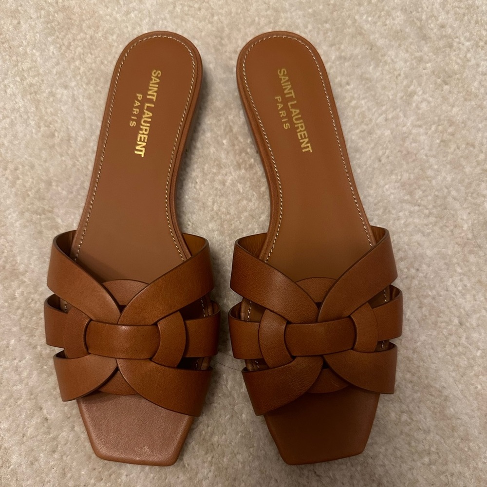 Saint Laurent tribute sandals